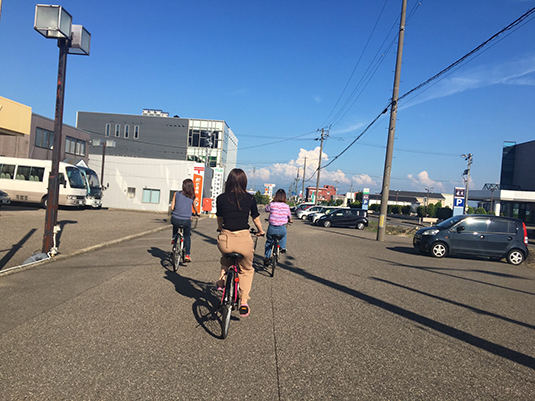 女性専用合宿免許・合宿生日記DAY5~自転車で散歩